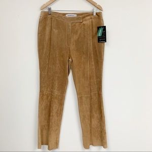 Contemporaine Simons leather suede high rise sz 14 NWT